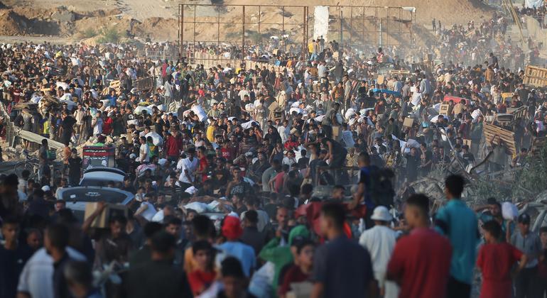 Maioria dos 875 mortos em Gaza, nas últimas semanas, estava em fila de alimentos