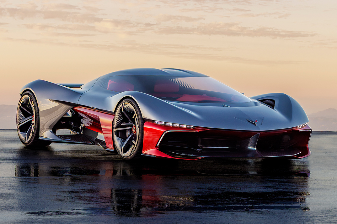 O conceito Corvette da Califórnia de Chevy apresenta um telhado de dossel removível para direção ao ar livre