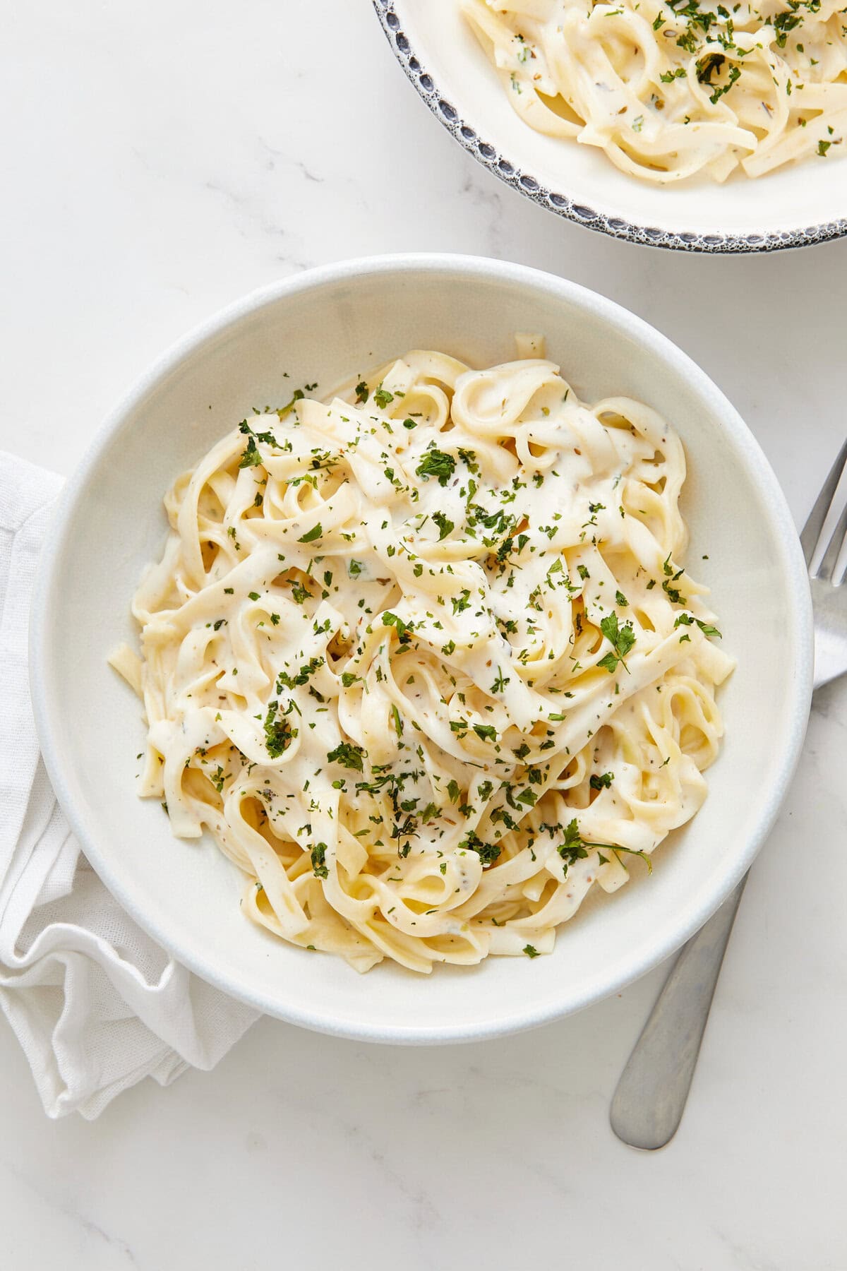 Molho de macarrão creme de queijo – Fitness Faith Faith