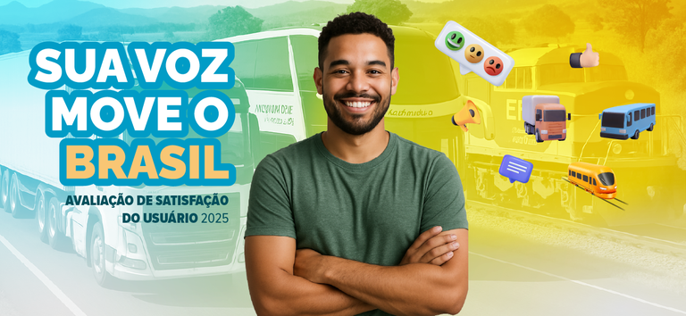 Participe da Avaliação de Satisfação da ANTT do ano 2025 — Agência Nacional de Transportes Terrestres