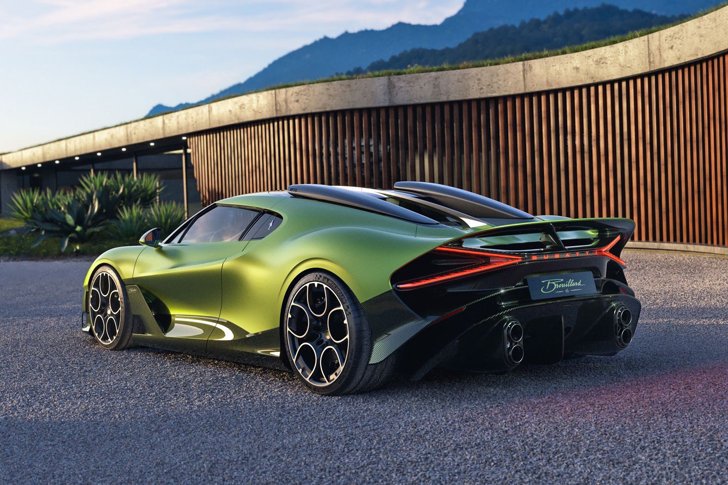 OOF: Bugatti Brouillard único revelou