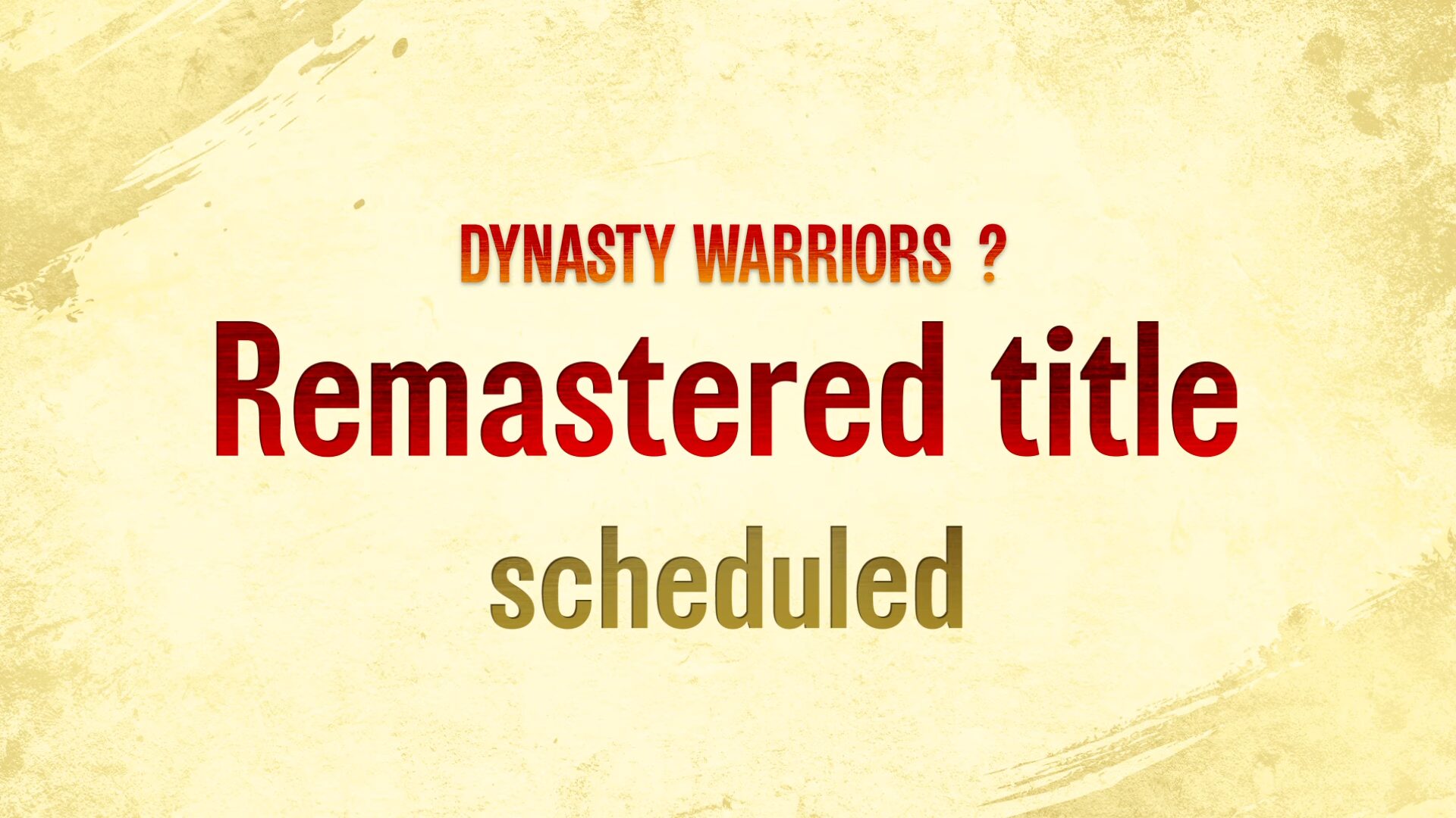 Dynasty Warriors Remastered Título e Dynasty Warriors: Origins Major DLC anunciou