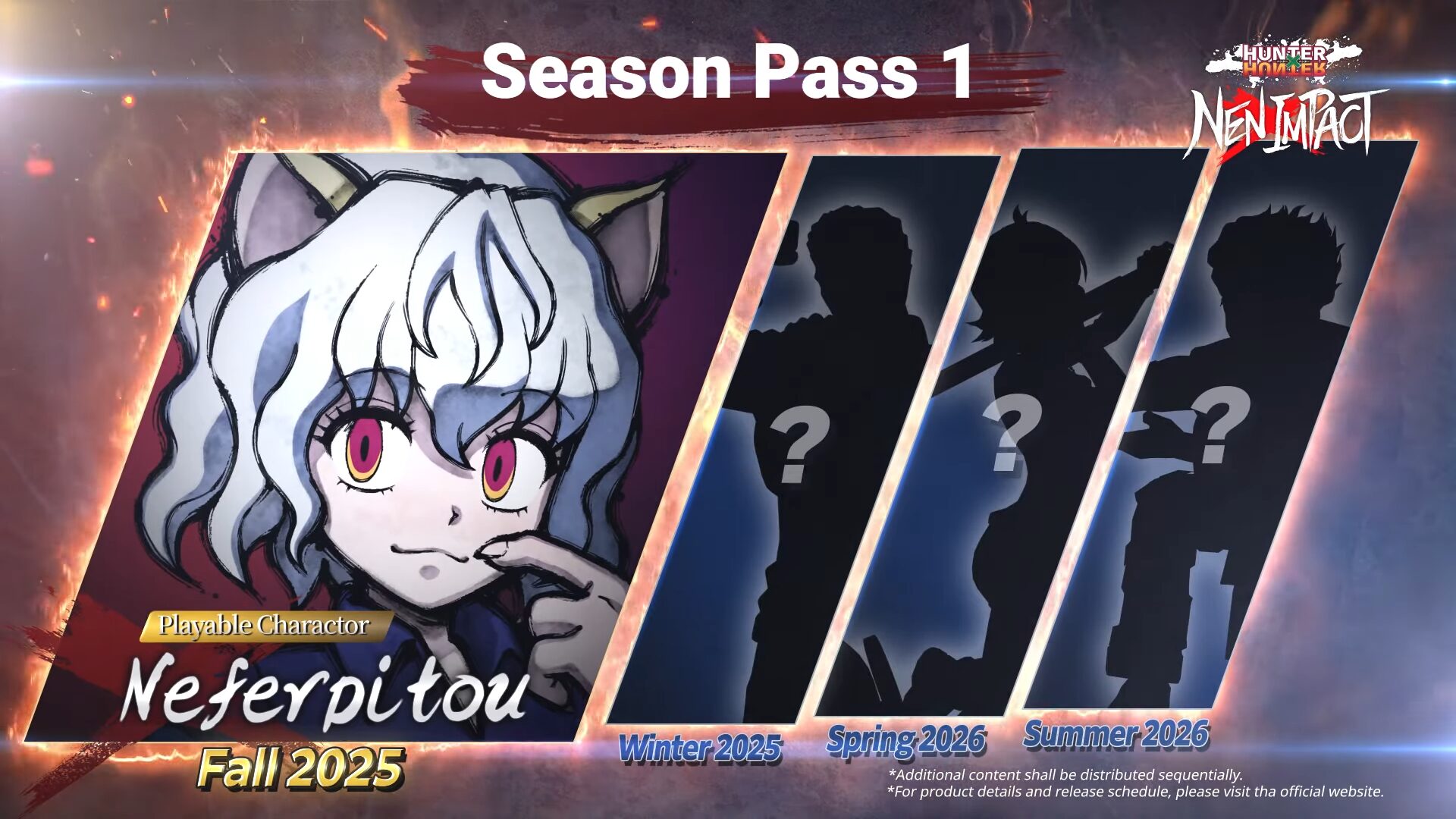 Hunter X Hunter: Nen X Impact provoca os caracteres DLC Phinks Magcub, Shizuku Murasaki e Zeno Zoldyck