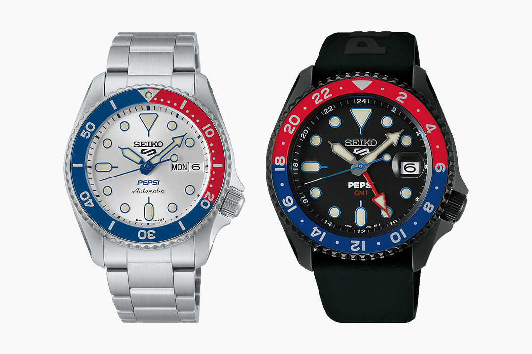 Seiko finalmente fez uma parceria com a Pepsi para um par de 5 relógios esportivos Pepsi-Bezeled