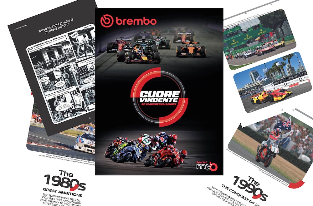 Revista digital gratuita! Brembo: Heart Vinceate – 50 anos de desafios