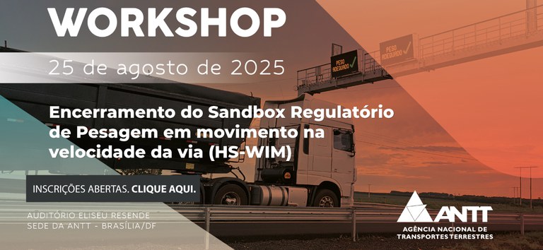ANTT promove workshop de encerramento do HS-WIM, tecnologia que vai revolucionar a pesagem de caminhões no Brasil — Agência Nacional de Transportes Terrestres