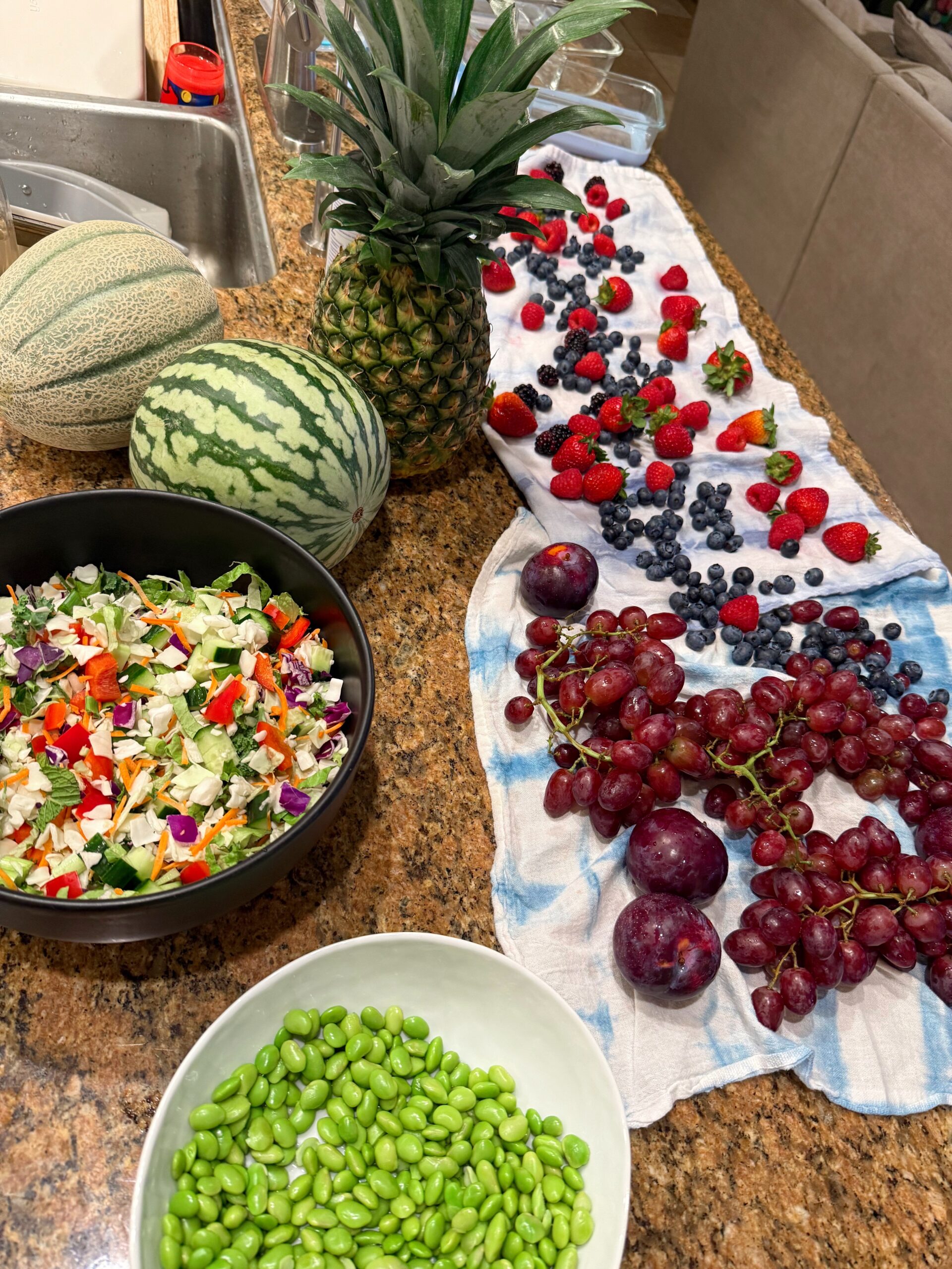 Preparação para crianças e redução de lanches embalados