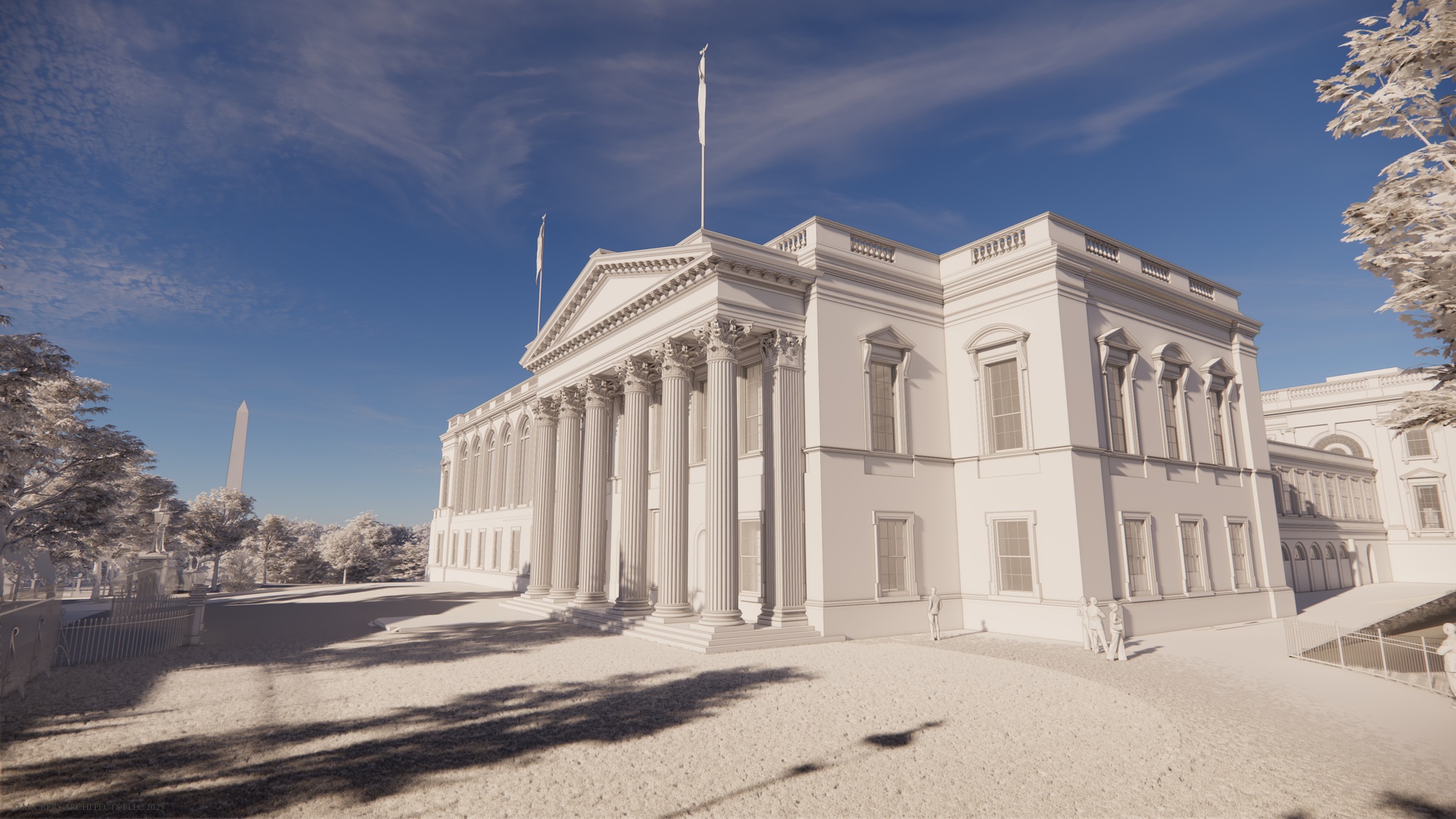 A Casa Branca anuncia planos para o novo salão de baile projetado por McCrery Architects