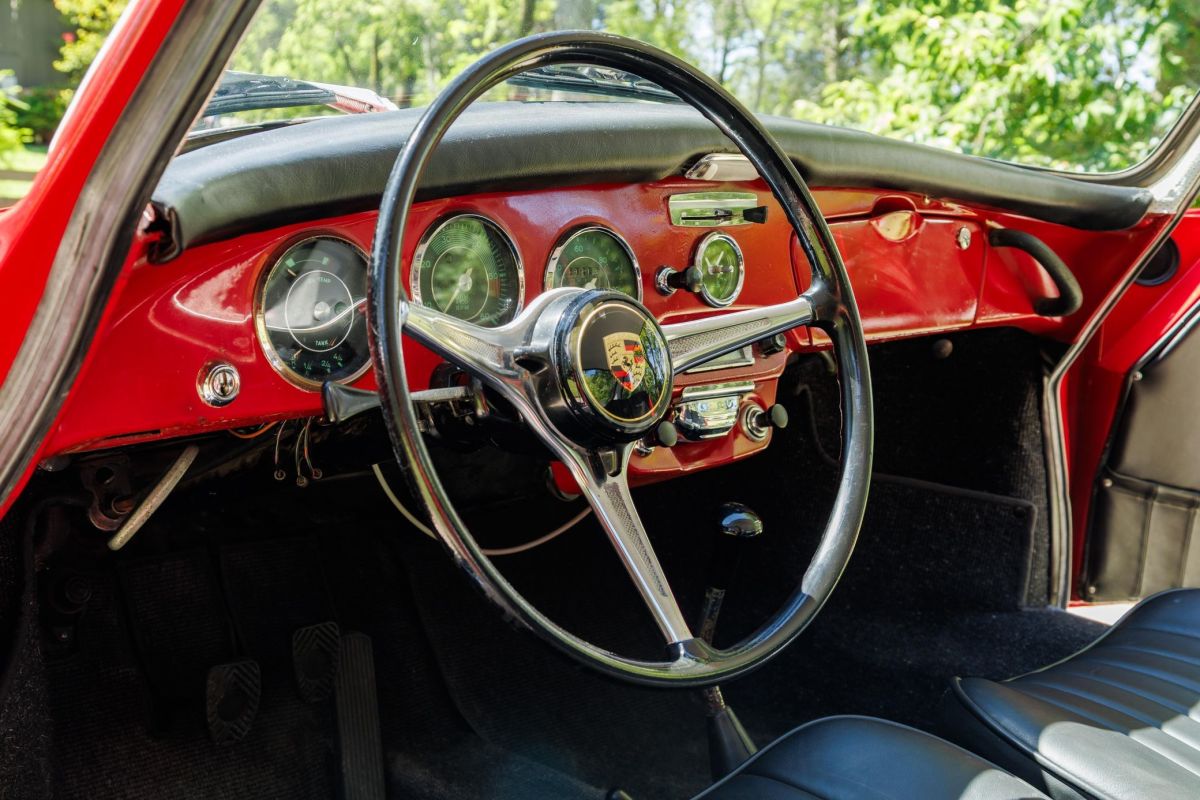 Restaurado 1964 Porsche 356c Coupe Superfícies com menos de 50k milhas