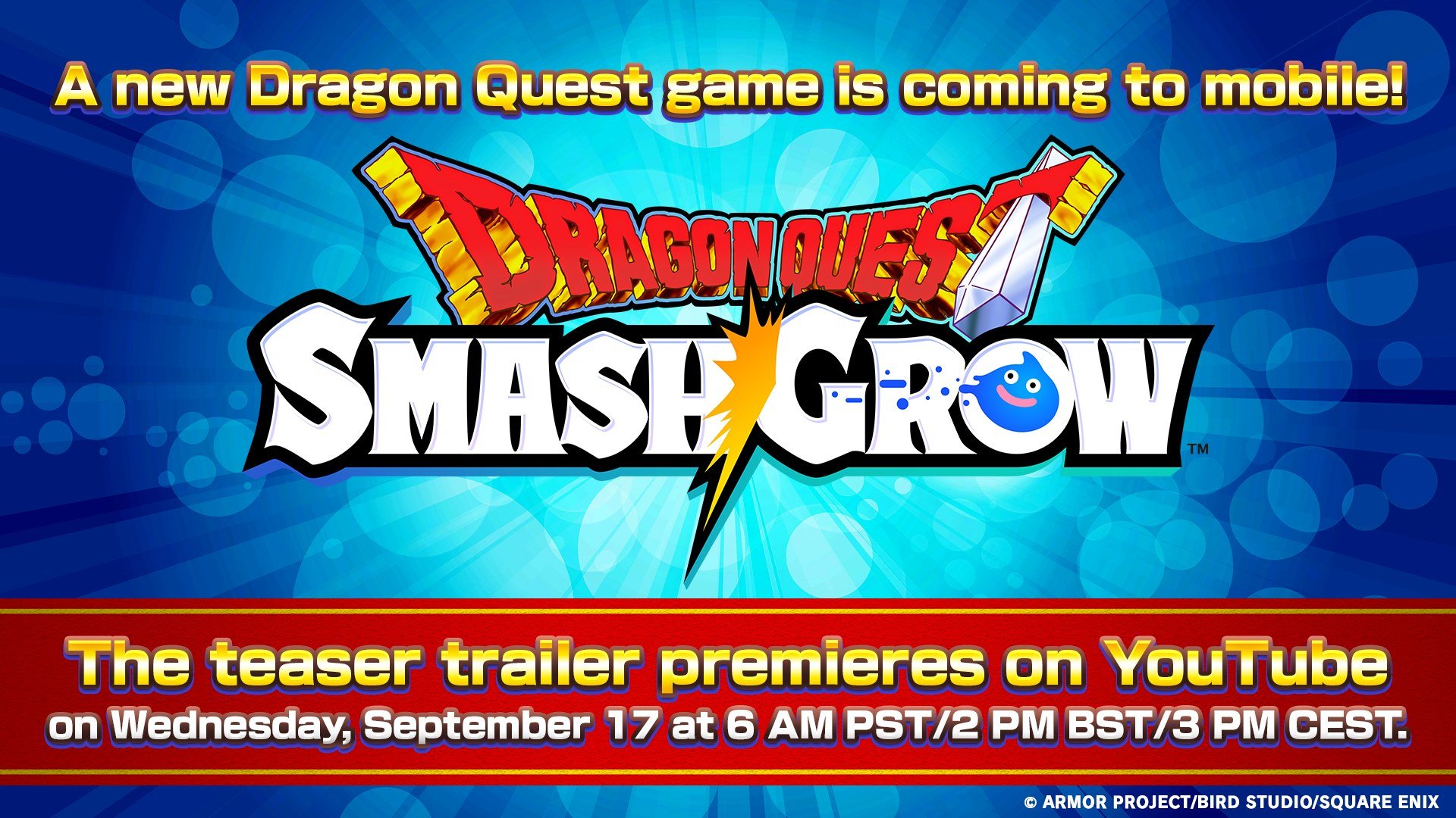 Dragon Quest Smash/Grow anunciado para iOS, Android