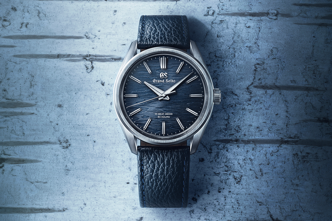 Birch iluminado pela luar do Grand Seiko encolhe a bétula branca em um relógio diário perfeito