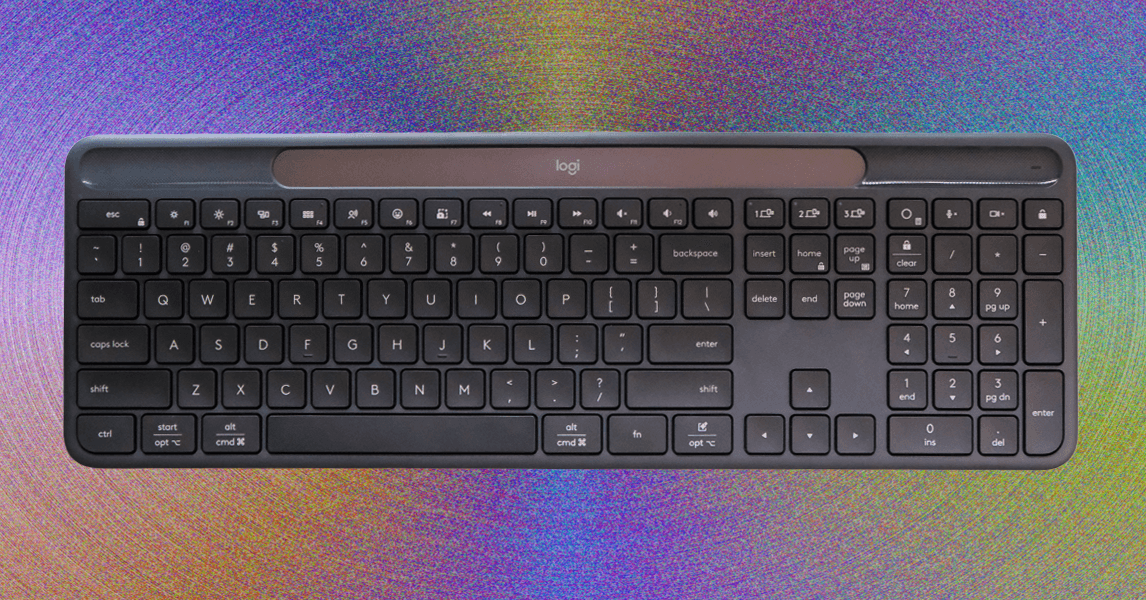 Logitech Signature Solar Slim+ K980 Revisão do teclado: veja a luz