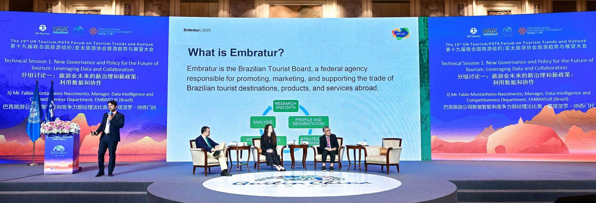 Embratur apresenta estratégia de inteligência de dados em Fórum Global da ONU, na China