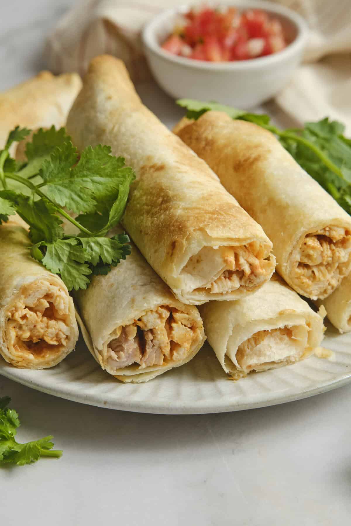 Taquitos com fritura de ar – Faith Faith Fitness