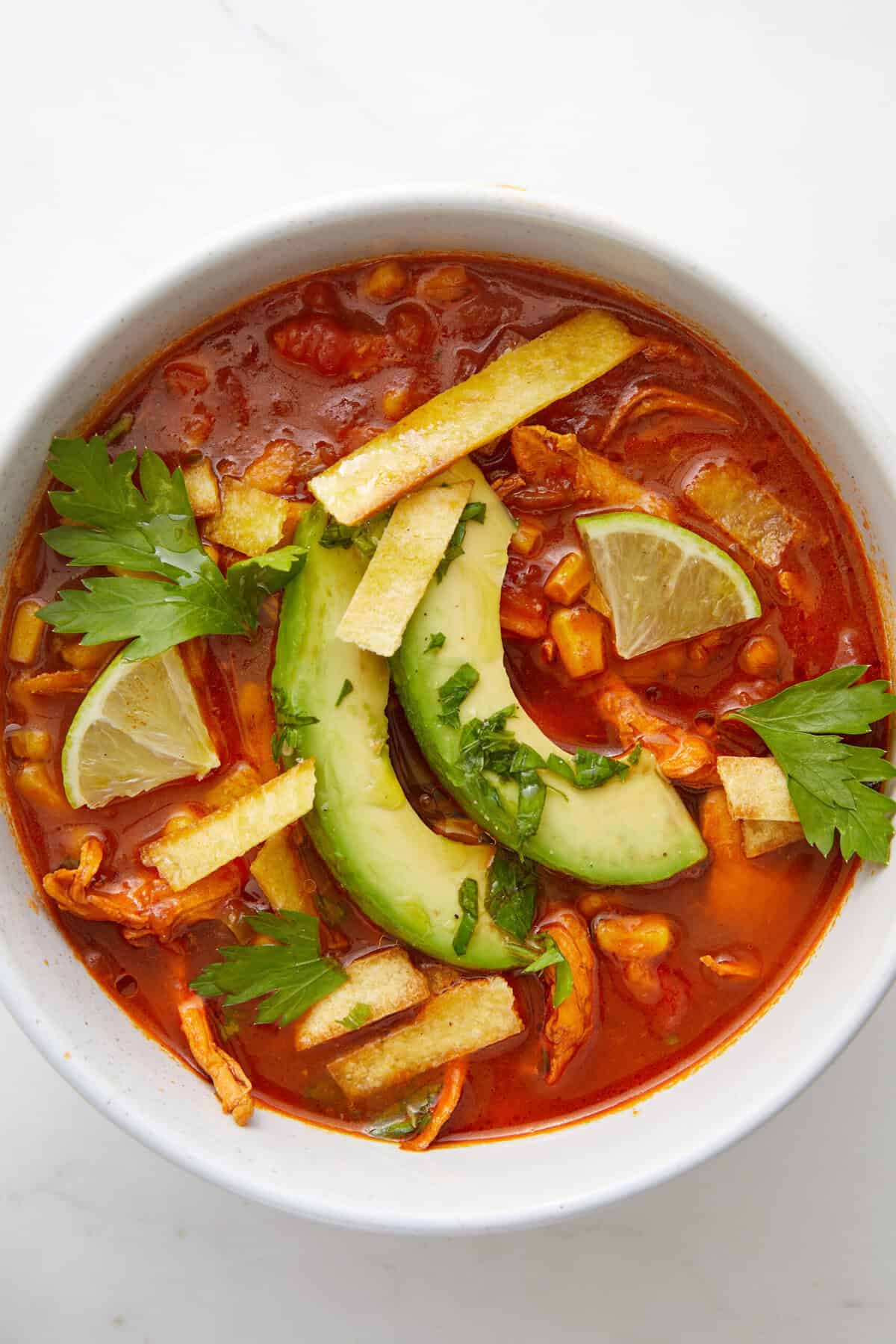 Sopa de tortilha de frango – Faith Faith Fitness