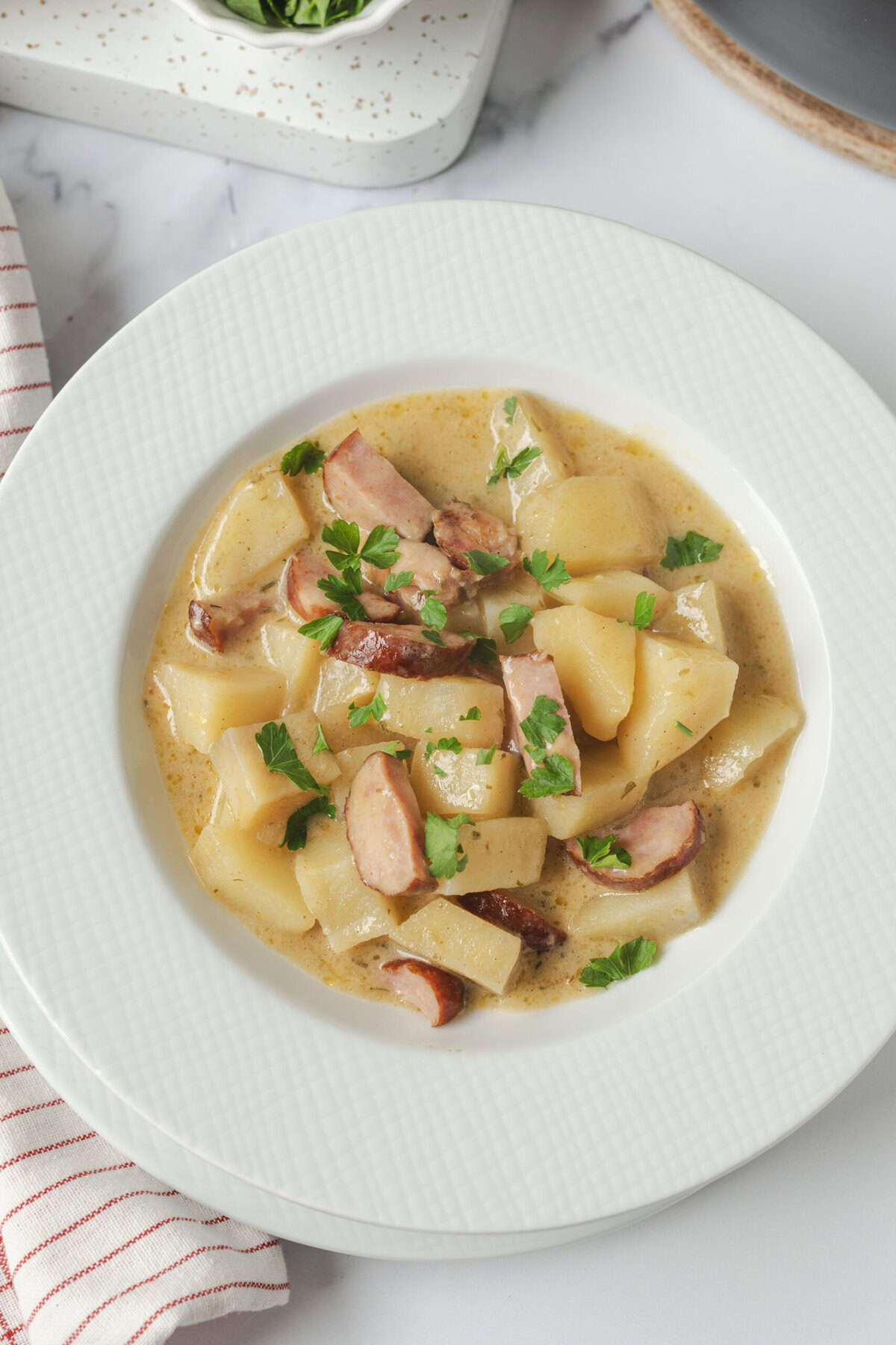 Kielbasa e batatas – Faith Faith Fitness