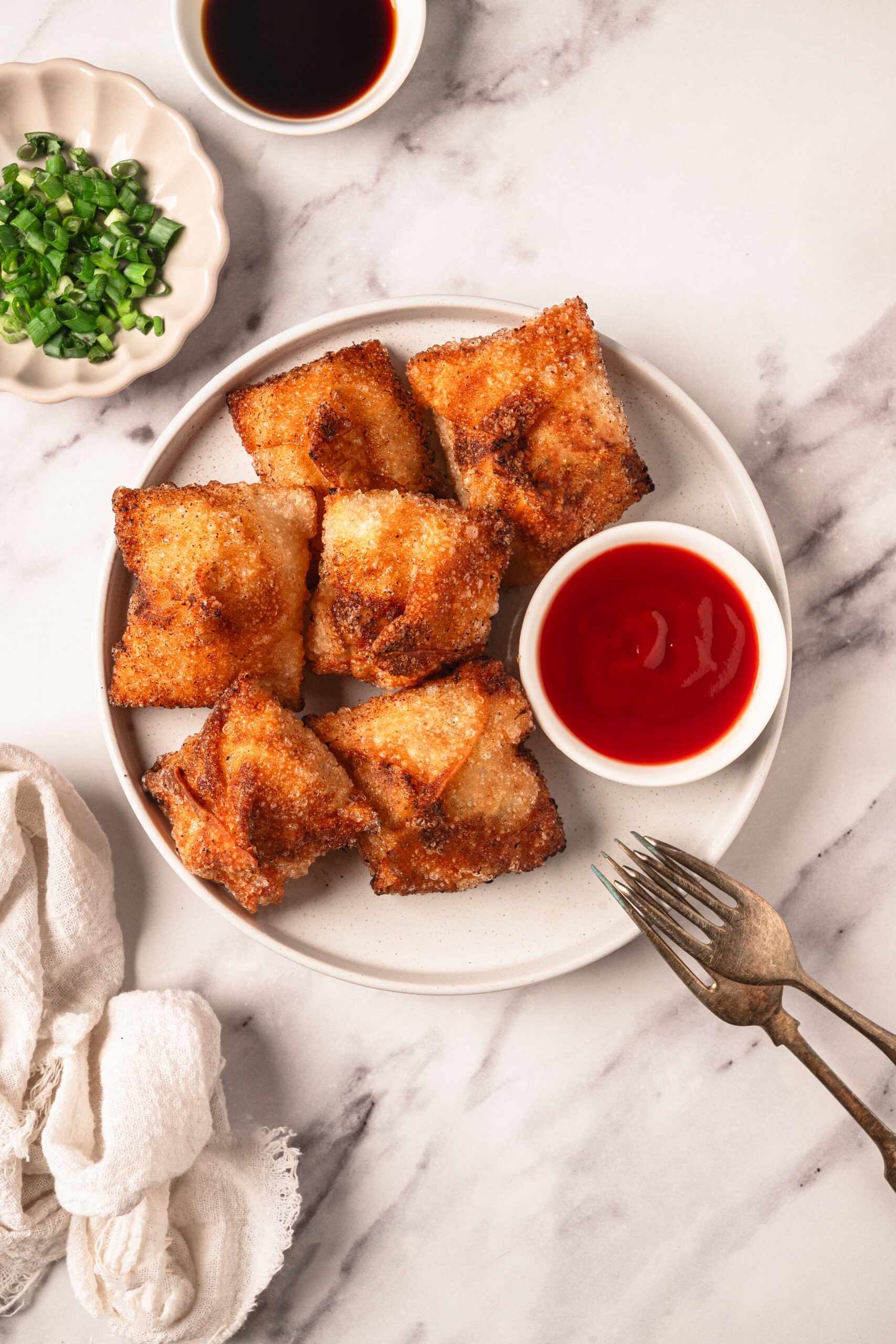 Rangoon de caranguejo sem glúten – Fitness Faith Faith