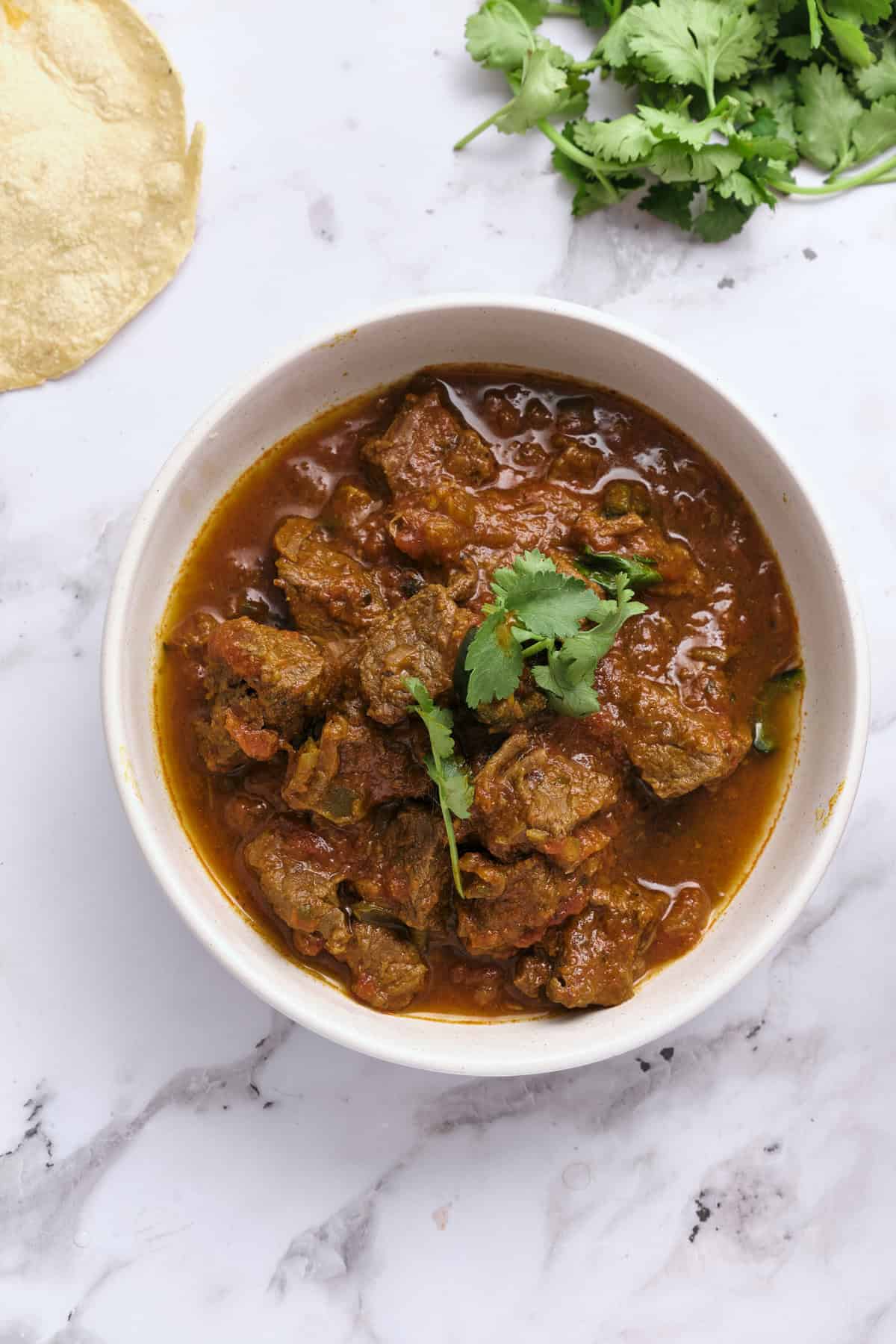 Ensopado verde do chile – fé de fé alimentar