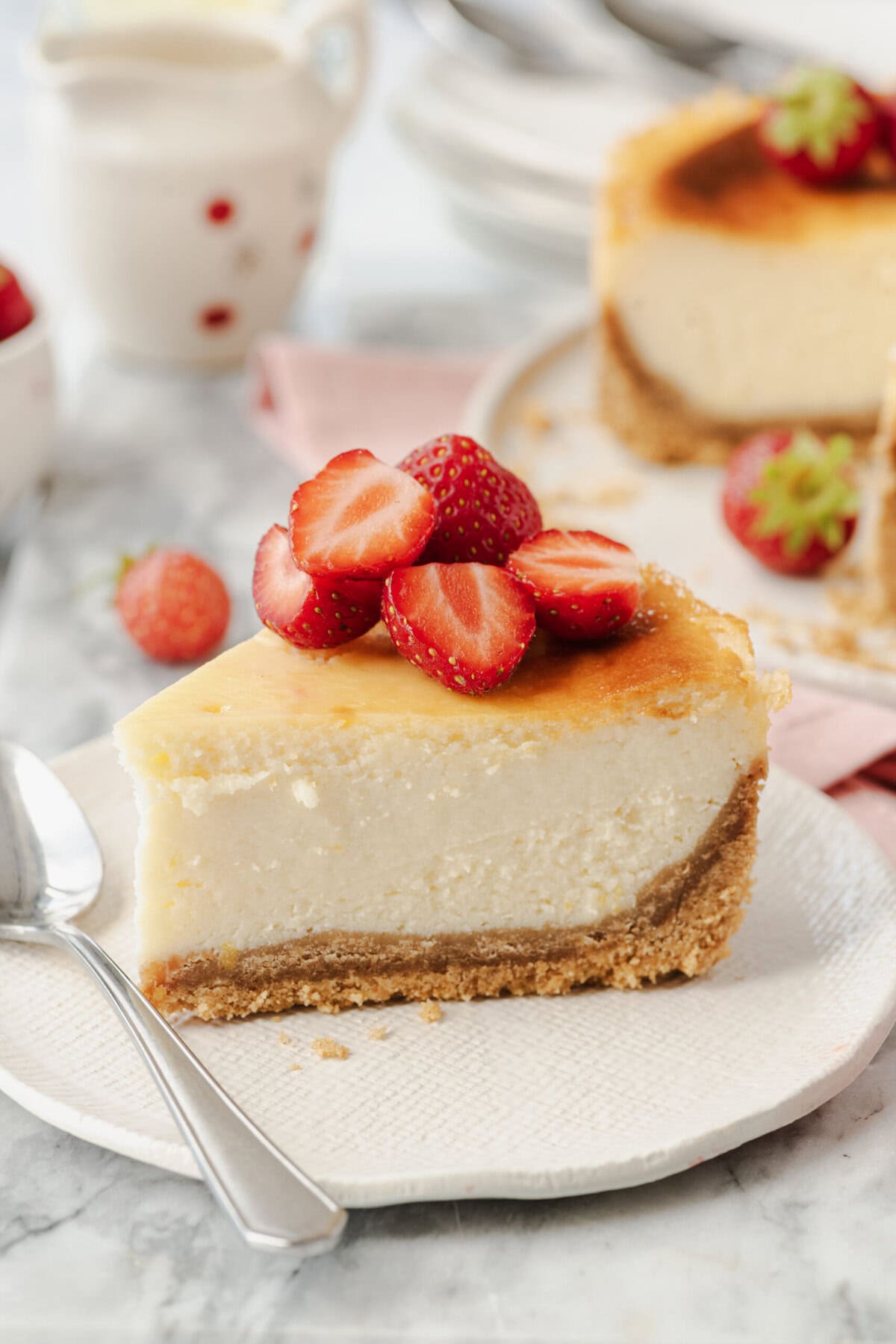 Receita de cheesecake de Nova York – Fitness Faith Faith