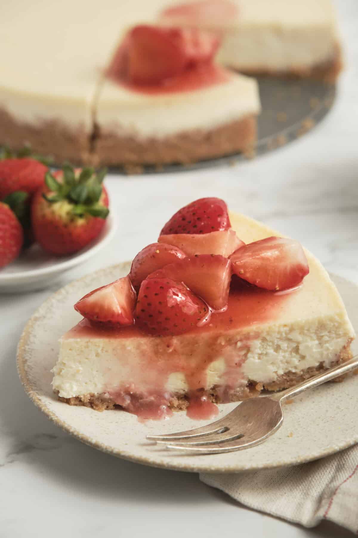 Cheesecake de Strawberry – Faith Faith Fitness