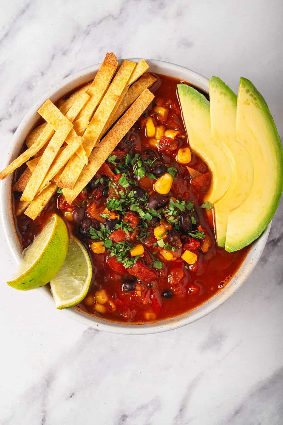 Sopa de tortilha vegana – Fitness Faith Faith