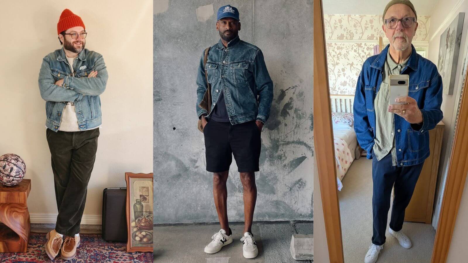 Uma jaqueta jeans nunca vai decepcioná -lo. Veja como usar um