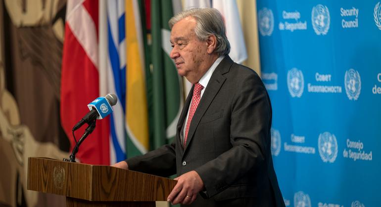Guterres saúda retoma de conversações entre Irã e Estados Unidos