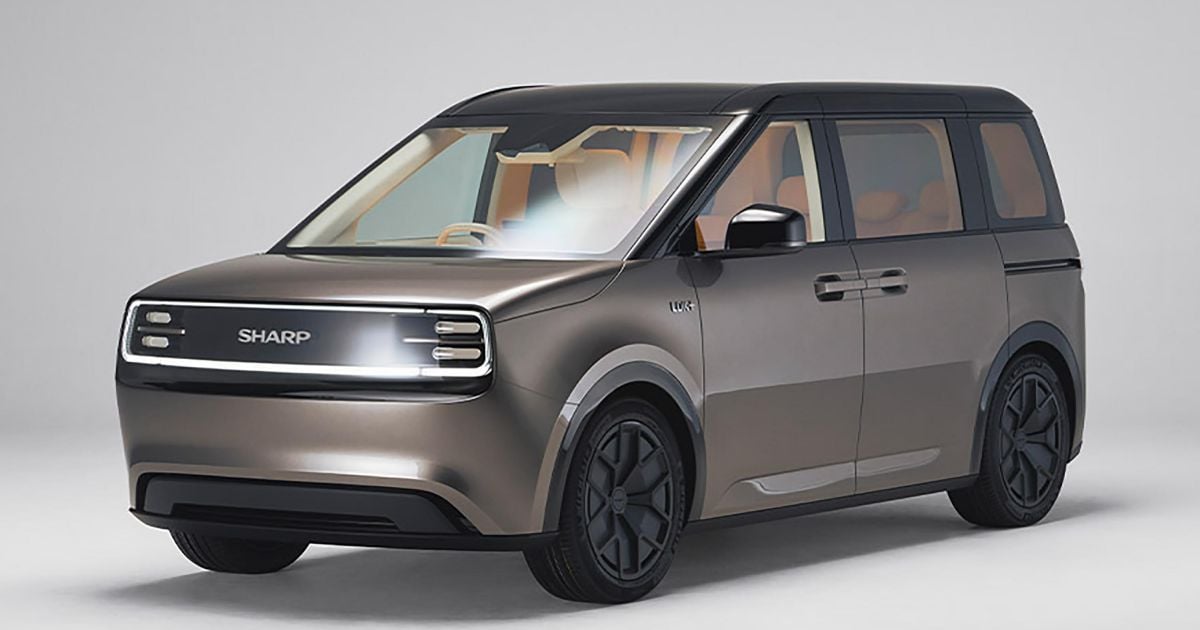 Sharp revela motor elétrico de pessoas que estará à venda em 2027