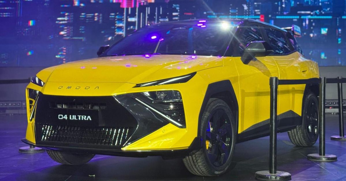 Omoda O4 Ultra é uma declaração híbrida quente de Wuhu