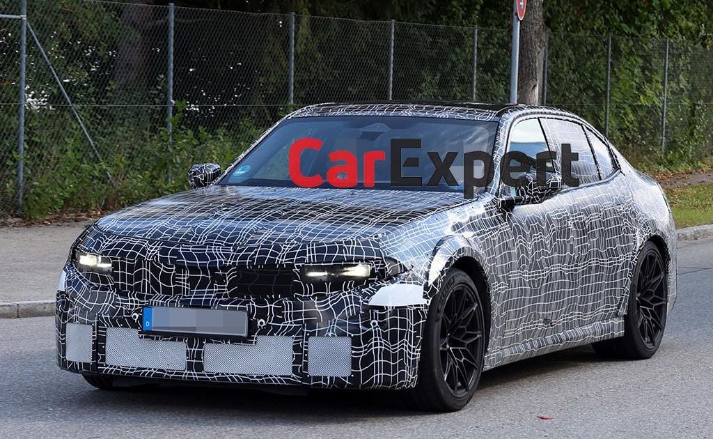 2028 BMW M3 Hybrid manchado de teste