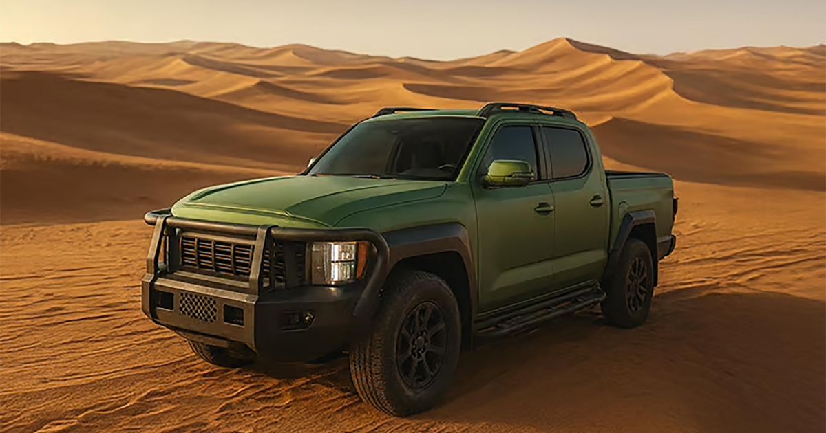 Kia Tasman redesenhado aparece no site oficial da empresa