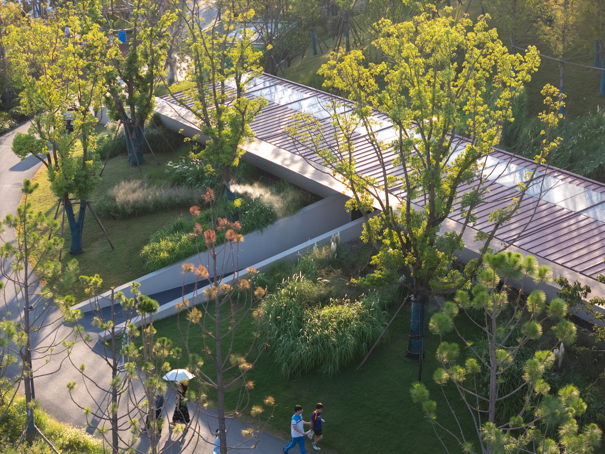 Segundo banheiro na ilha de Wuhan Luke / Atelier Palimpsest