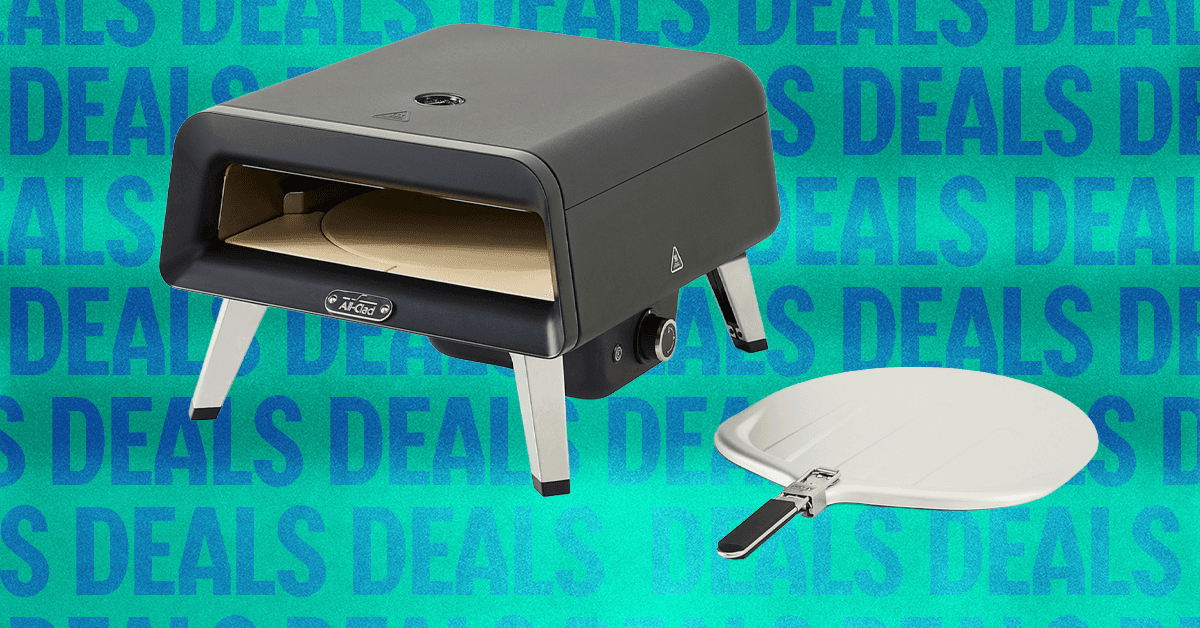 O forno de pizza totalmente revestido está com desconto de US $ 800 agora