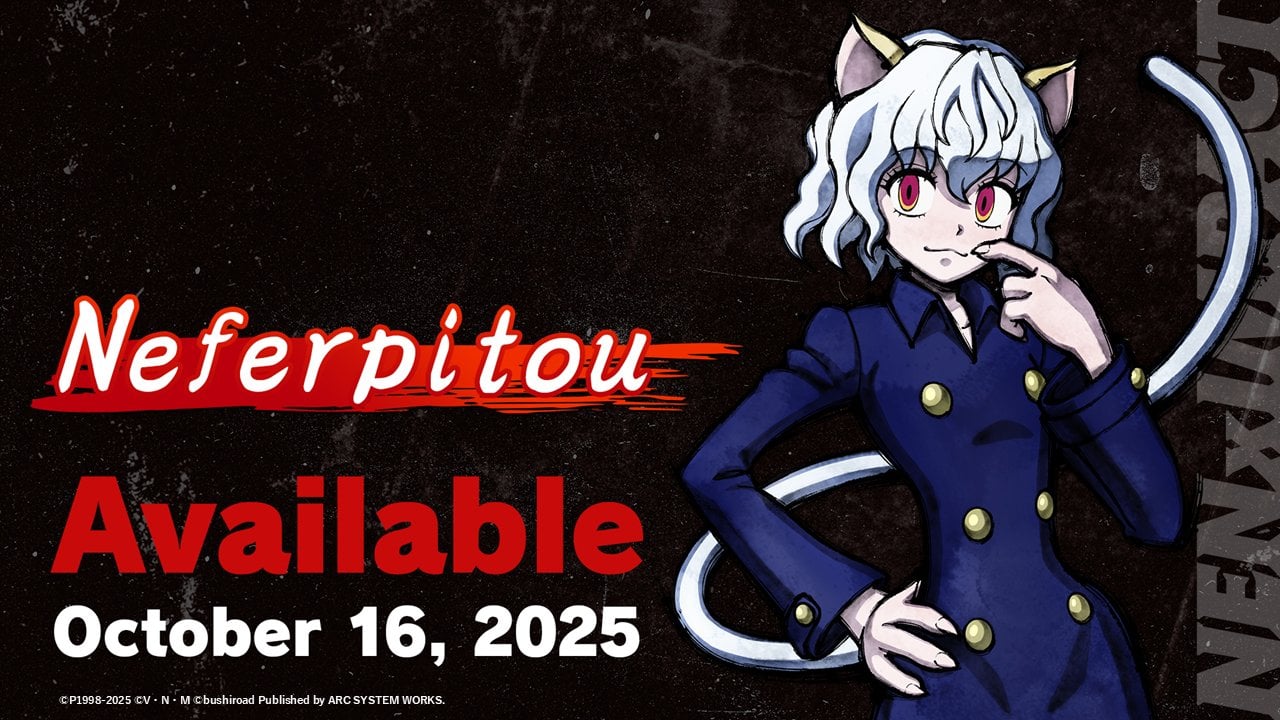 Hunter x Hunter: Nen x Impact personagem DLC Neferpitou será lançado em 16 de outubro