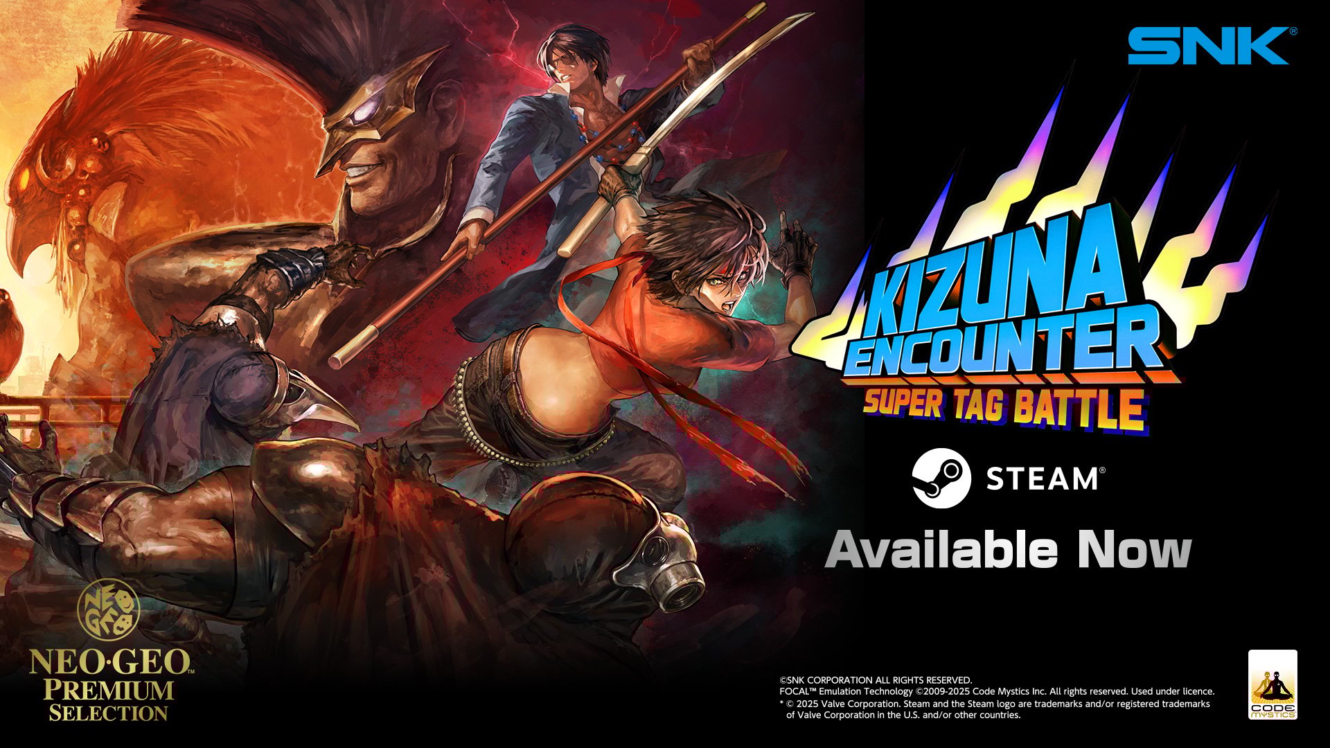 Kizuna Encounter: Super Tag Battle edição ‘NEO GEO Premium Selection’ com rollback netcode agora disponível para PC