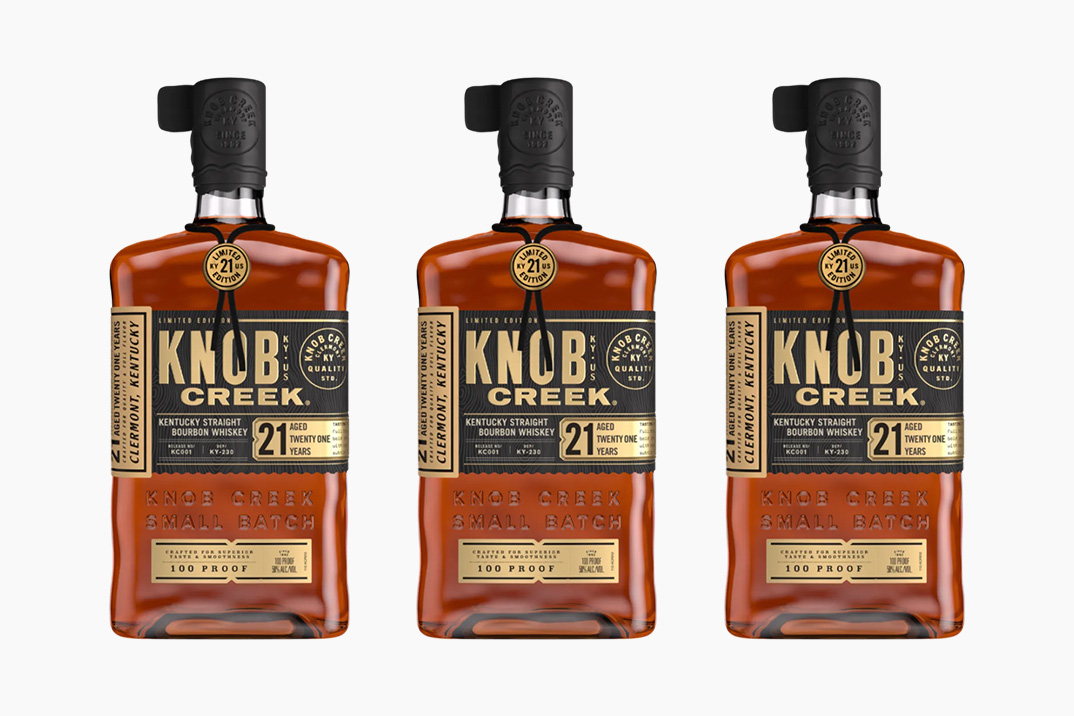 O novo Bourbon de 21 anos de Knob Creek é o uísque mais antigo que Jim Beam já lançou