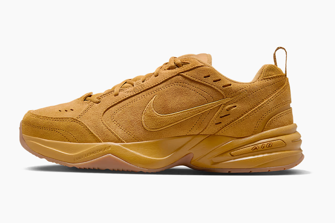 O Air Monarch “Wheat” da Nike combina conforto prático com resistência de bota de trabalho