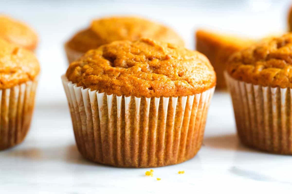 Receita fácil de muffins de abóbora