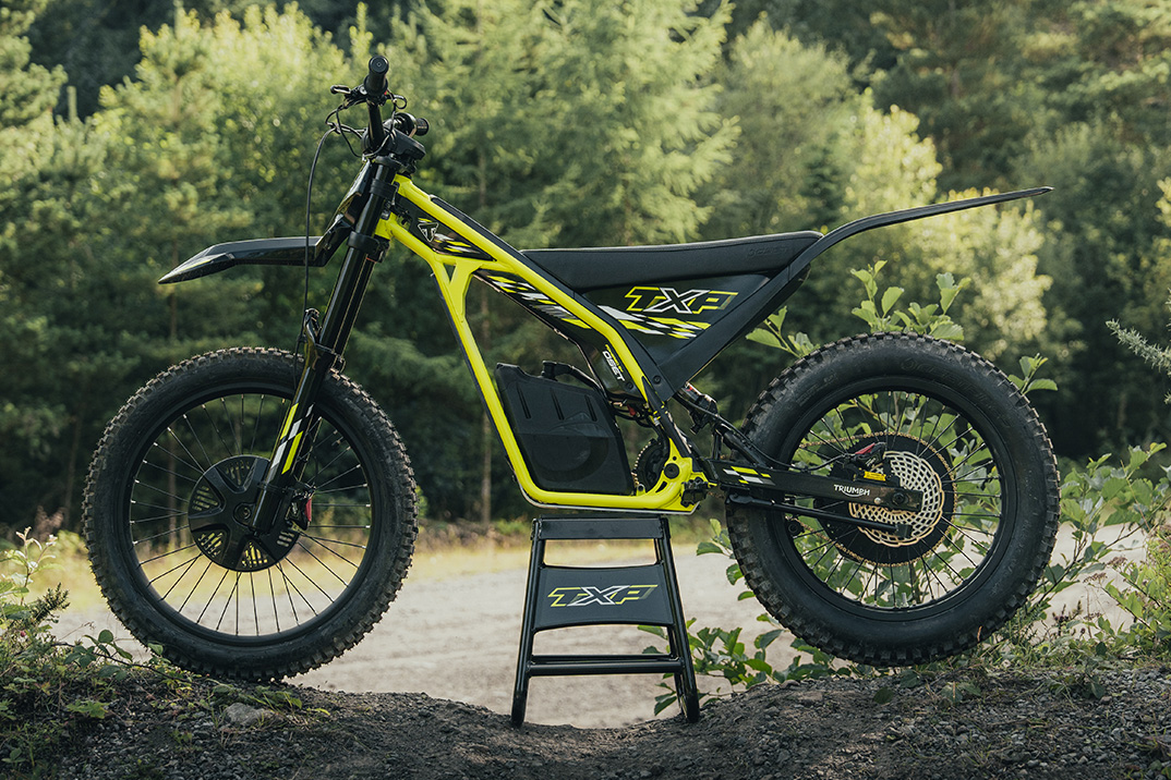 As bicicletas infantis elétricas TXP da Triumph são mais inteligentes do que você esperaria