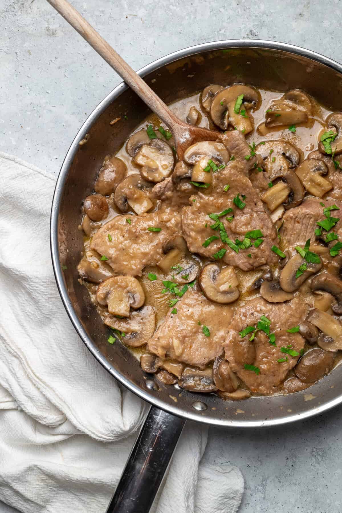 Vitela Marsala – Comida Fé Fitness