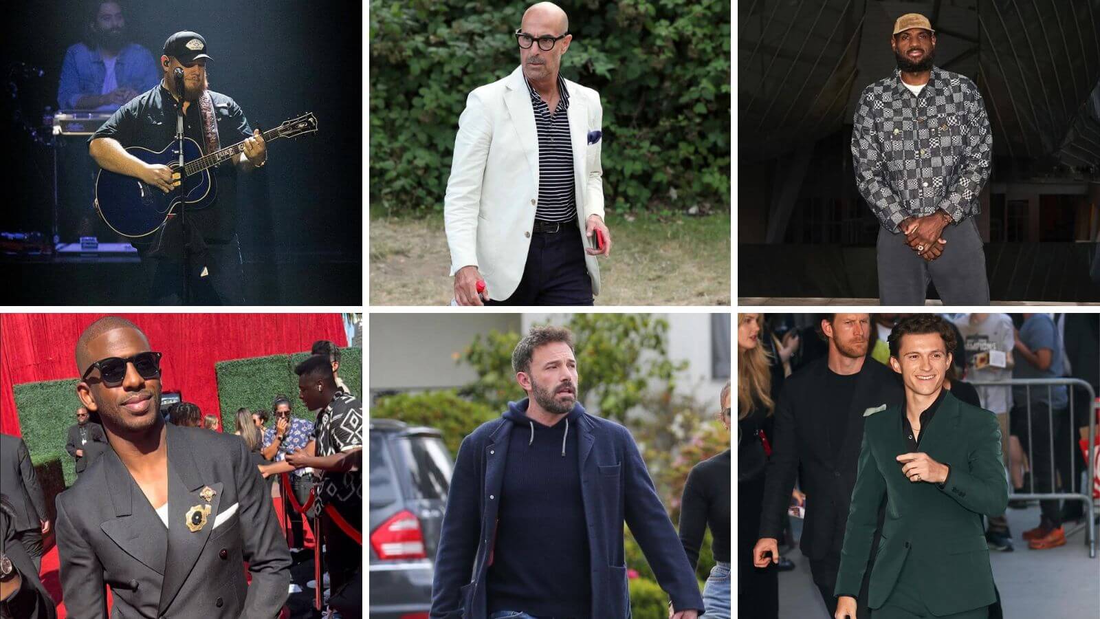 Reunindo as melhores celebridades da moda masculina