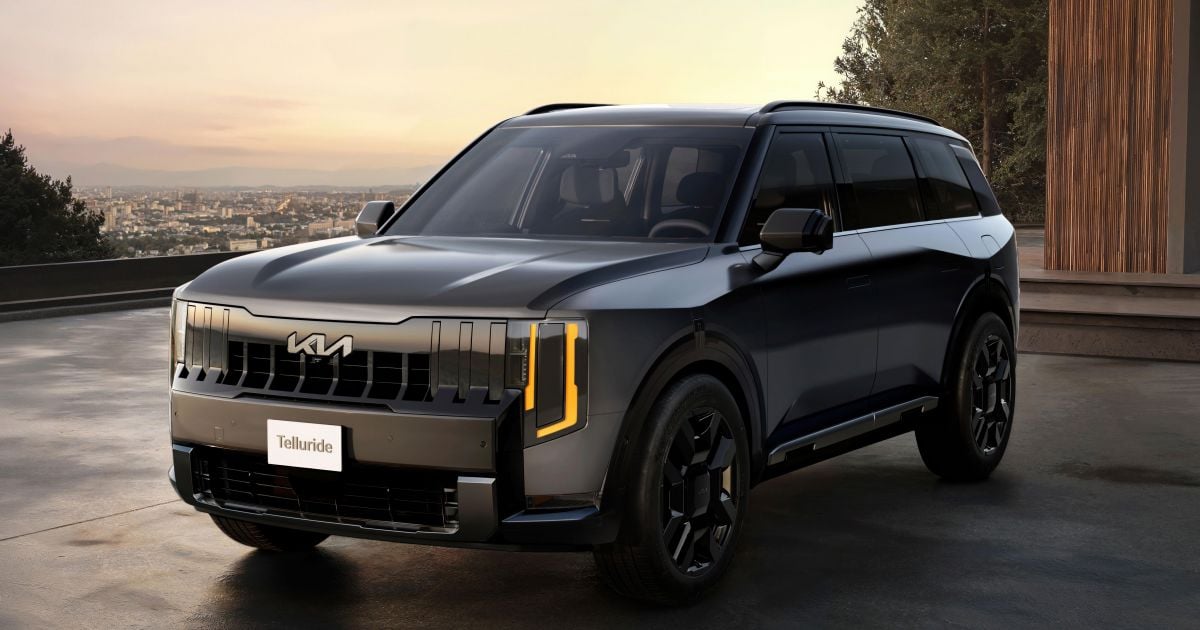 2027 Kia Telluride é o primo distinto do Hyundai Palisade que os australianos não podem ter