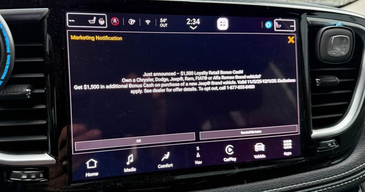 O novo incômodo dentro do seu carro: anúncios pop-up