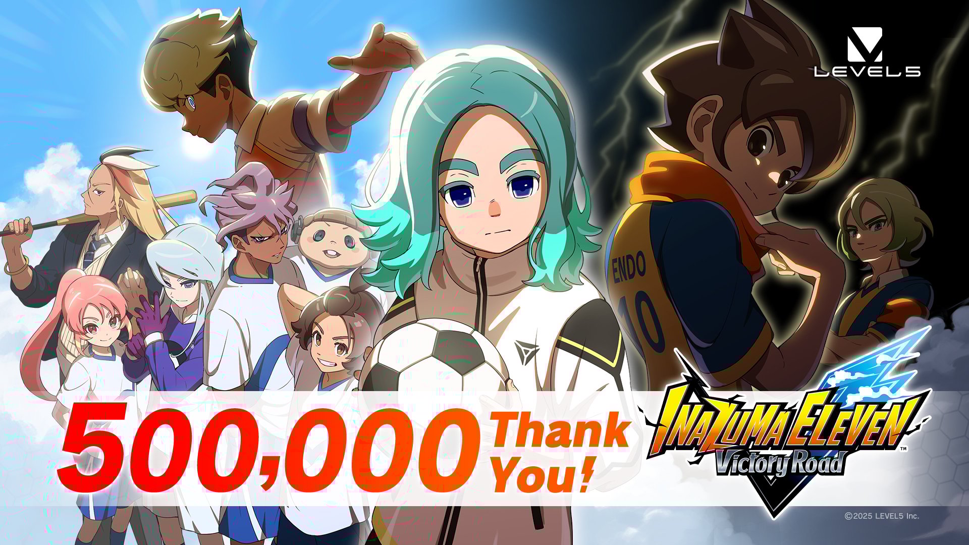 Inazuma Eleven: Vendas da Victory Road chegam a 500.000