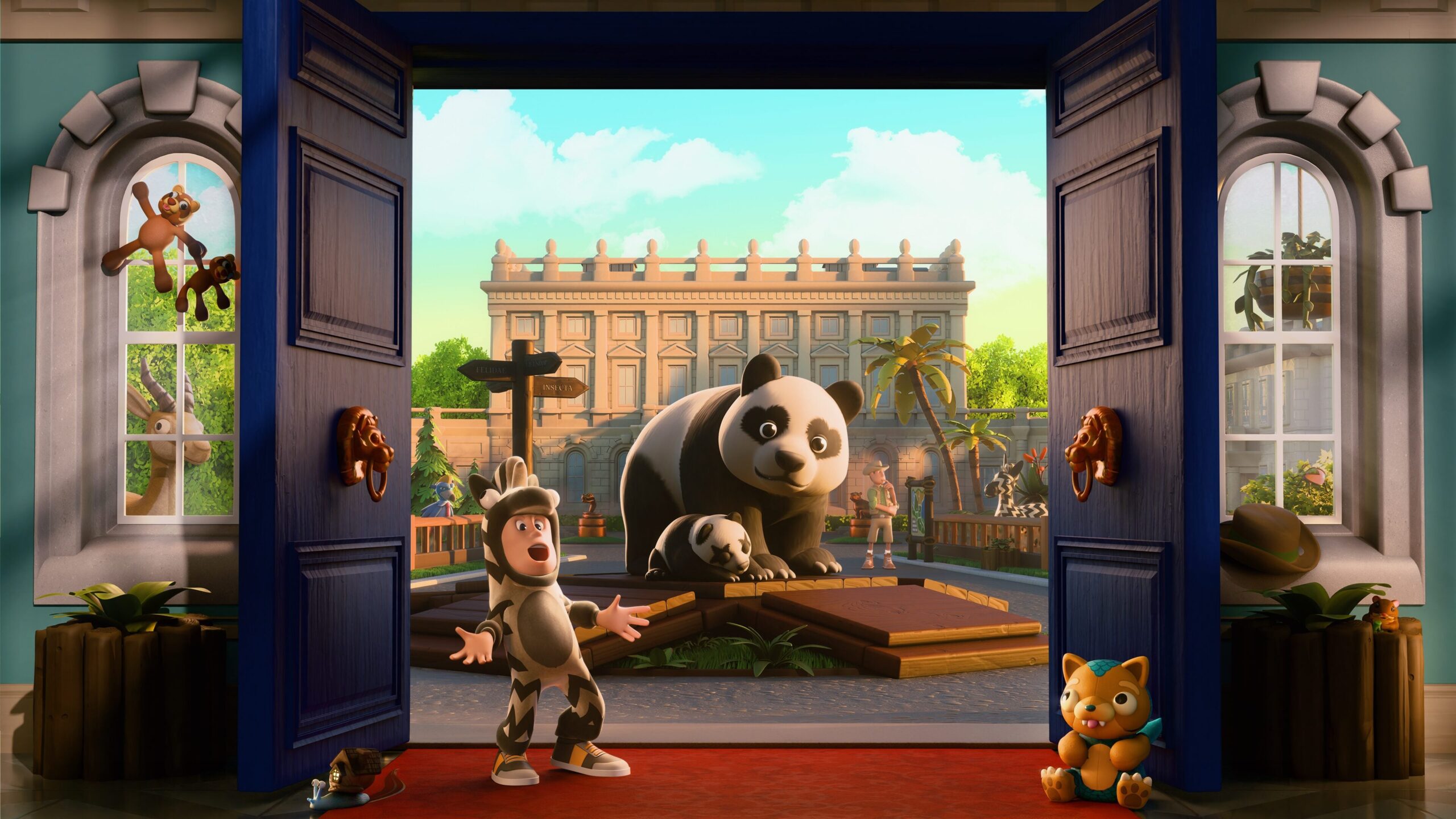 O DLC ‘Zooseum’ do Two Point Museum será lançado em 2 de dezembro para PS5, Xbox Series e PC, em 2026 para Switch 2