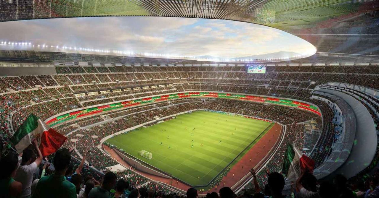 Esta é a aparência do Estádio Azteca para a Copa do Mundo de 2026