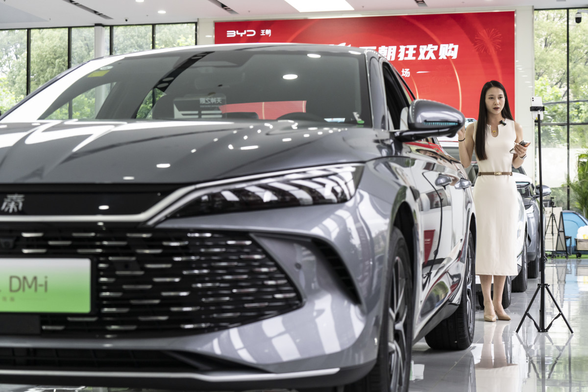 Mesmo a BYD não consegue escapar da queda nas vendas de veículos elétricos