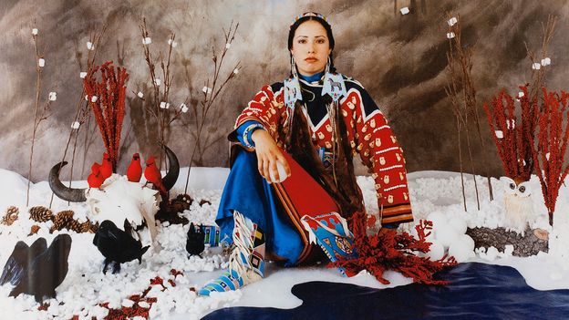 Por que esta cena de inverno indígena não é o que parece