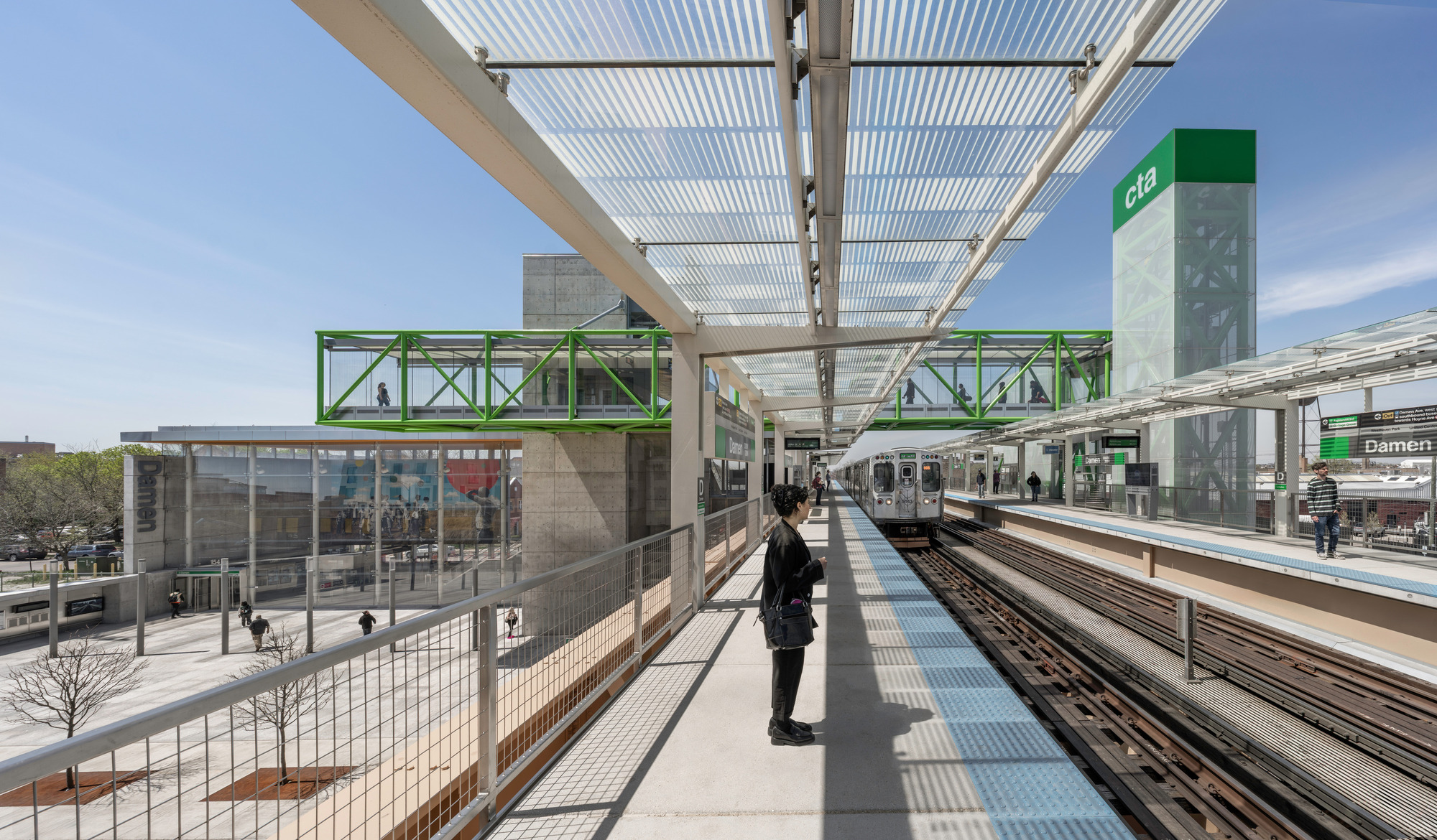 Estação da Linha Verde Damen / Perkins&Will