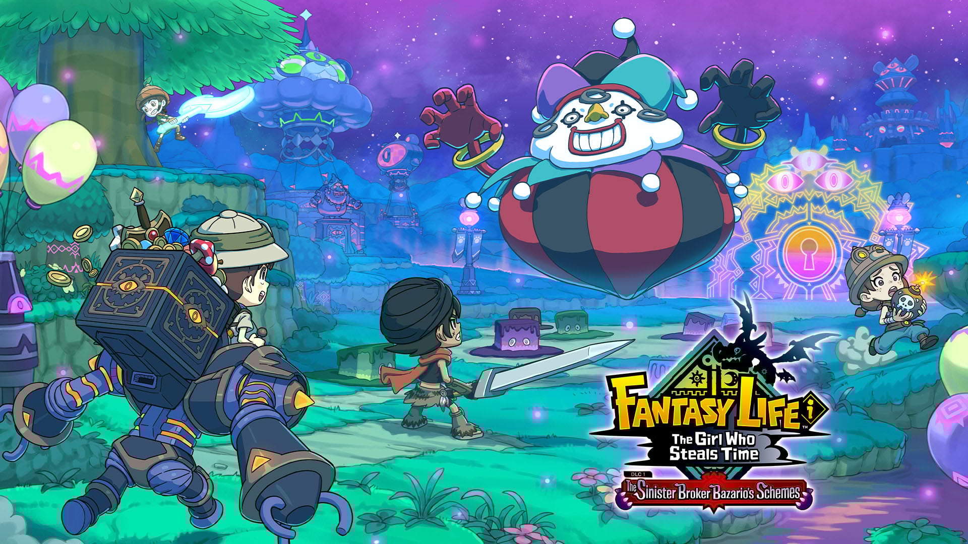 FANTASY LIFE i: The Girl Who Steals Time atualização gratuita, segundo trailer, detalhes e capturas de tela de ‘The Sinister Broker Bazario’s Schemes’